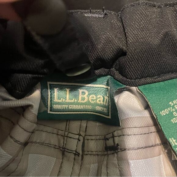LL Bean Black Snow/Rain Pants Size 8 - Picture 3 of 7